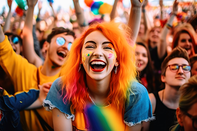 Girl at Pride