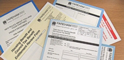an image of some benefit claim forms