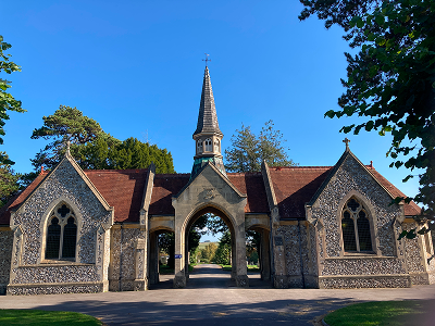 Church with blue sky