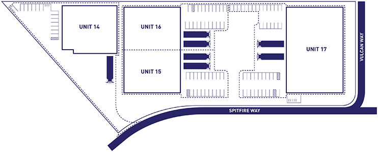 map layout of units 14 to 17