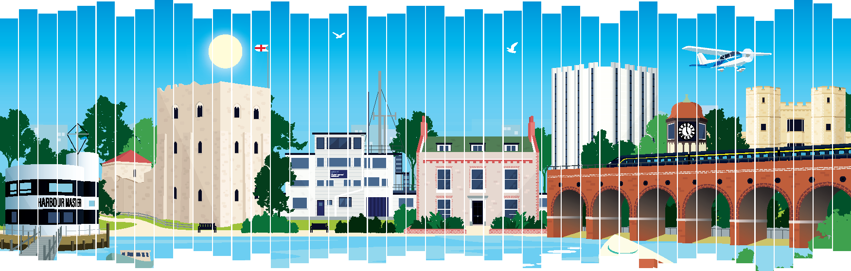 Stylised image of Fareham