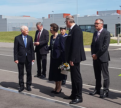 HRH The Princess Royal visited Daedalus today (Thursday 13 July), as the site marks 100 years of flying.