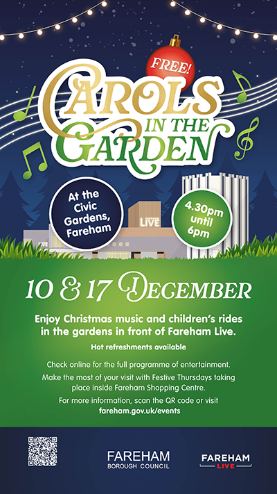 Carols in the Garden poster
