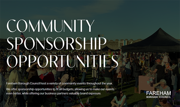 Community sponsorship opportunities