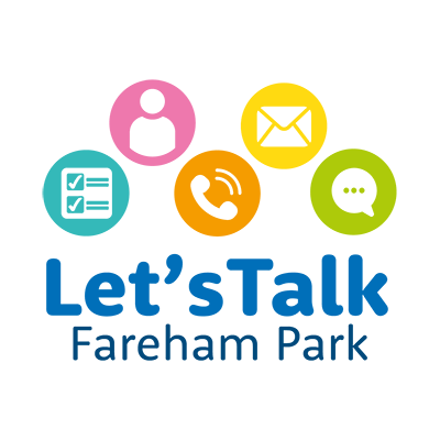 Lets talk Fareham park logo