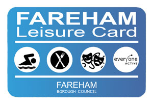 An image of the Fareham Leisure Card