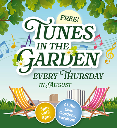 Tunes in the Garden every Thursday throughout August 5-8pm