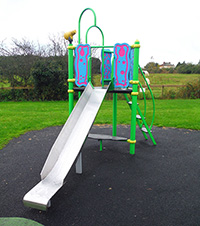 Photo of slide in a play park