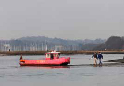 The Hamble Pink Ferry