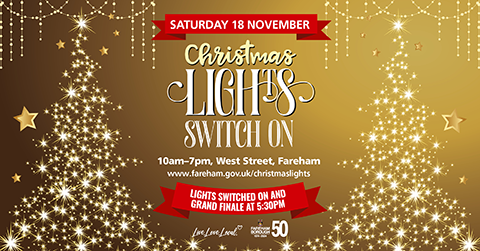 Christmas lights switch-on announcement