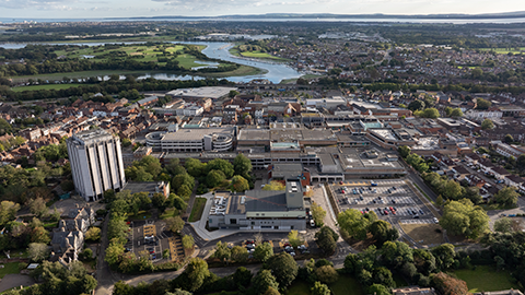 Fareham drone photo