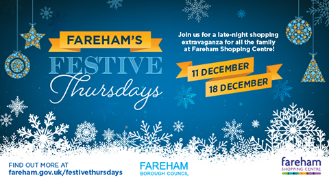 Fareham Festive Thursdays banner