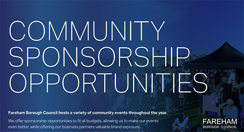 Sponsorship opportunities banner