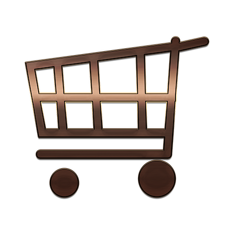 cartoon image of shopping trolley