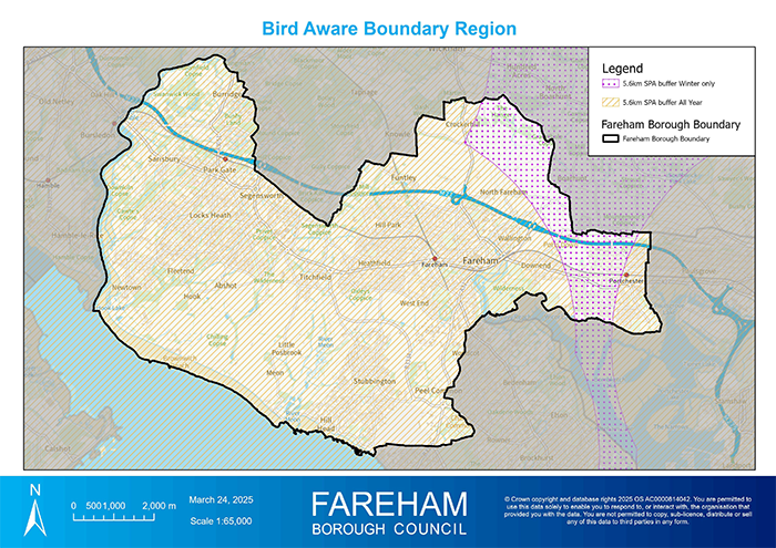 Bird Aware Boundary Region Map