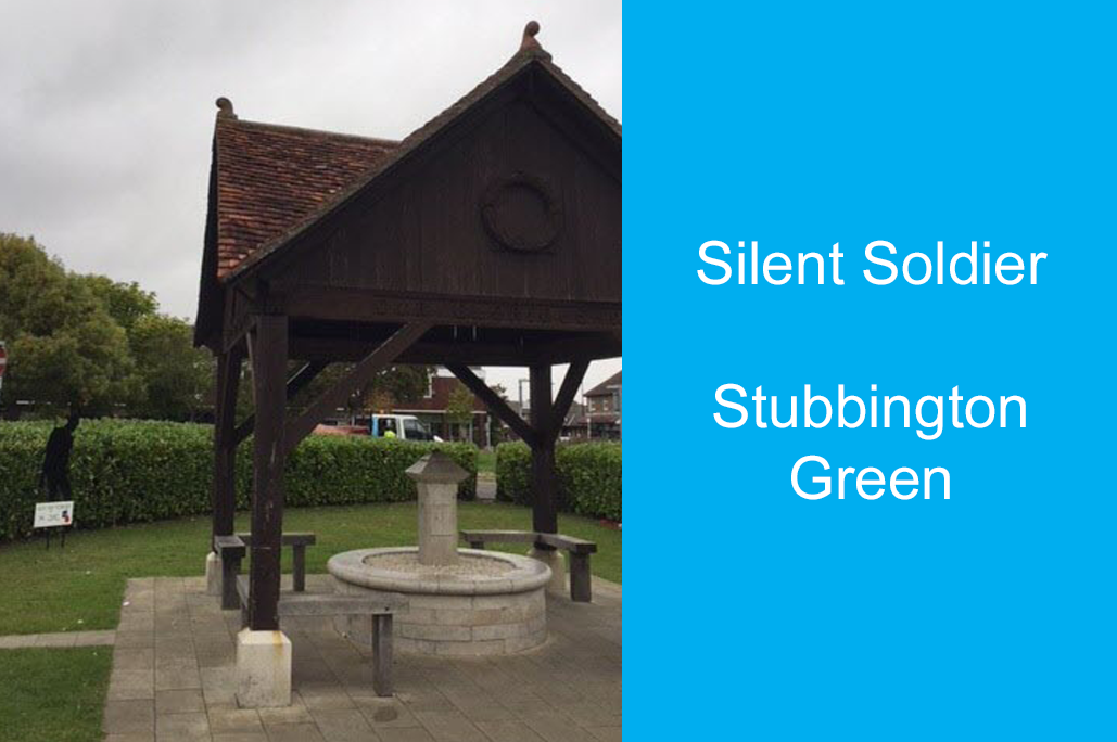 Silent soldier at Stubbington Green