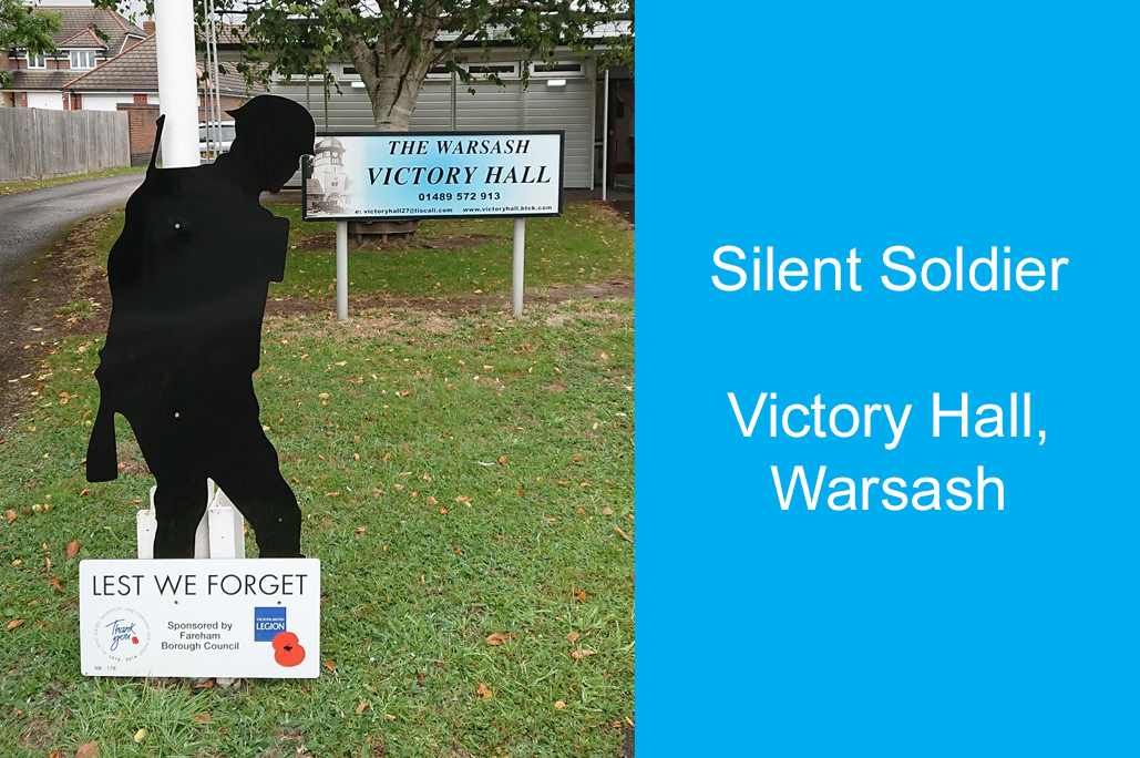 Silent soldier at Victory Hall Warshash