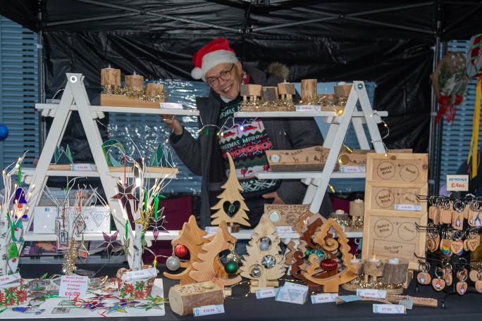 Christmas stall