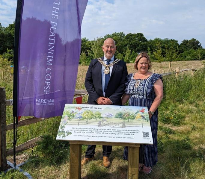 Opening of Platinum Copse by the Mayor
