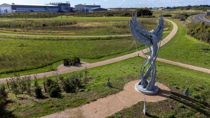 Gate Guardian sculpture