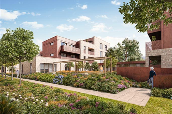 Assheton Court rear garden