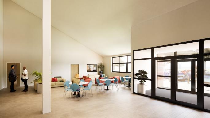 Social area - CGI is for illustrative purposes and may be subject to change