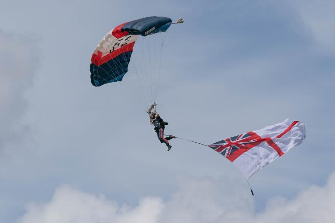 Parachute display