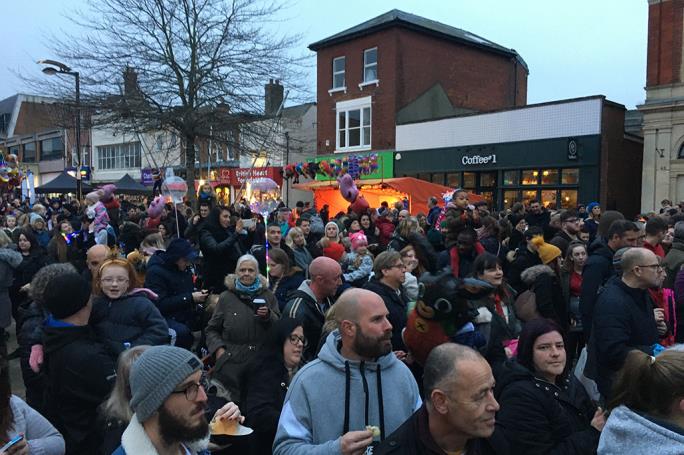 A view of the crowd