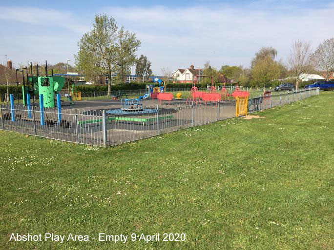 Abshot Play Area - Empty 9 April 2020