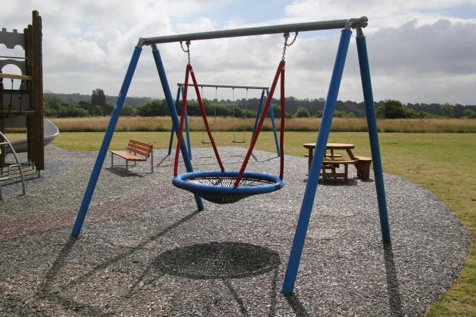 New play equipment at Abbey Meadows 