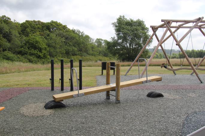 New play equipment at Abbey Meadows 