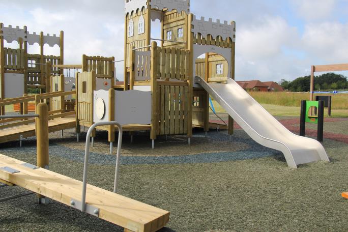 New play equipment at Abbey Meadows 