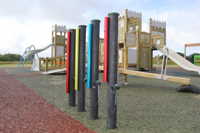 New play equipment at Abbey Meadows 