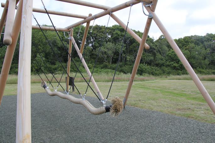 New play equipment at Abbey Meadows 