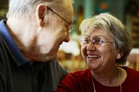 An image of an elderly couple