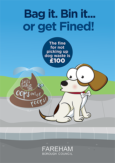 Dog fouling - Bag it, bin it or get fined