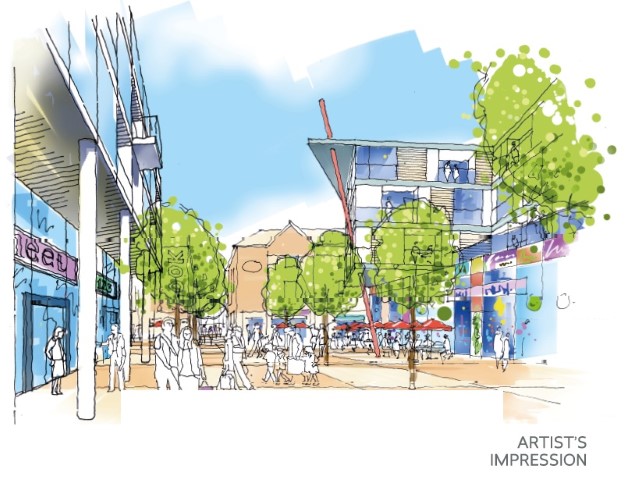Market Quay Artists impression