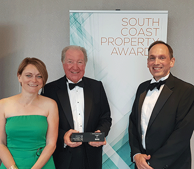 L to r: Jo Willett, Managing Director of Oxford Innovation Centre, Deputy Council Leader Cllr Trevor Cartwright and Andy Wannell, Director of Finance and Resources at Fareham Borough Council.