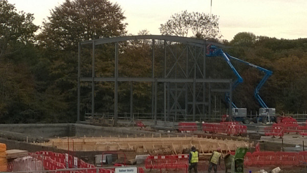 Steel frame assembly