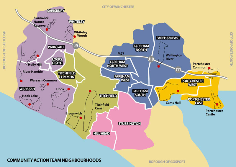 Map of self guided walks