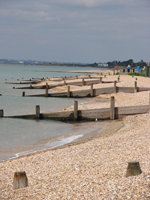 A picture of the beach at Hill Head