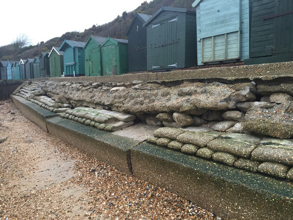 Damage to Hill Head prom