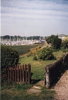 Image of Swanwick Shore from a footpath