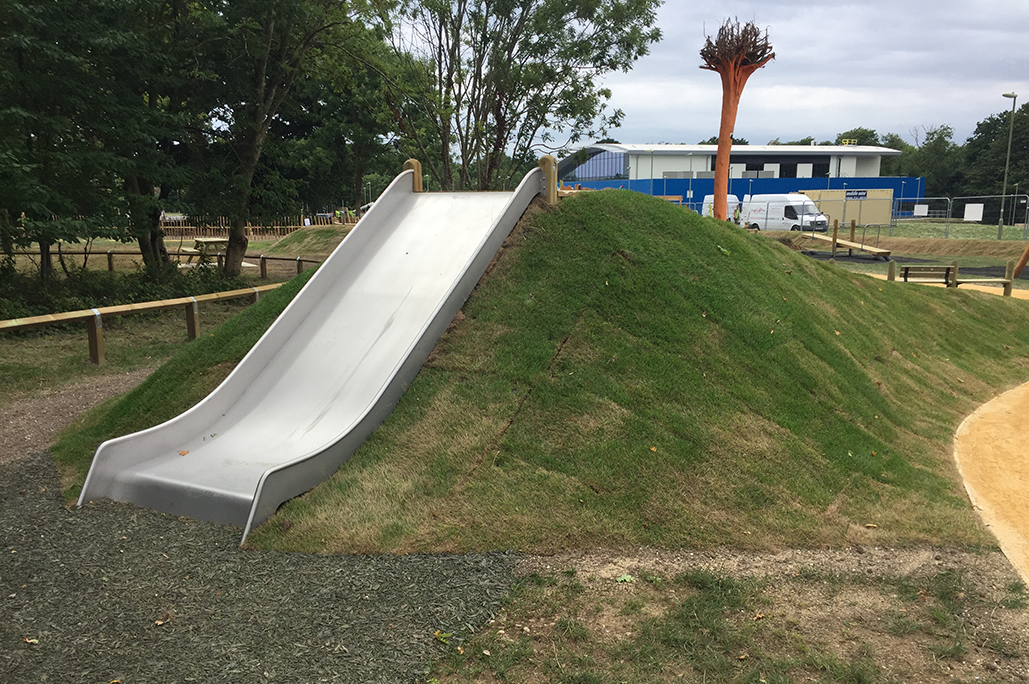 large slide