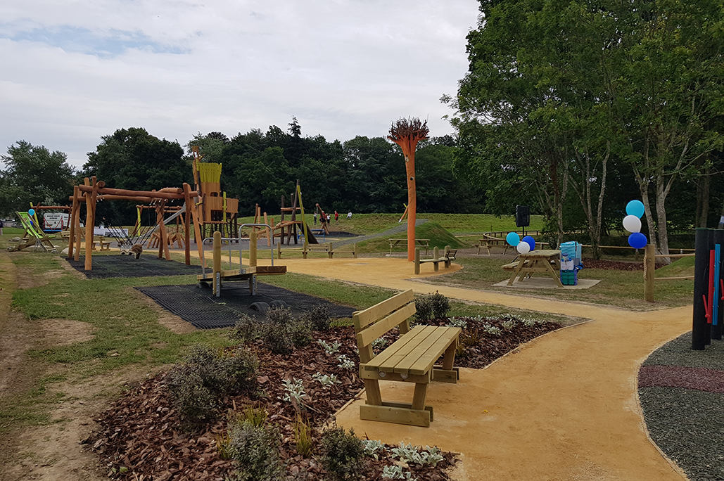 Overview of play area