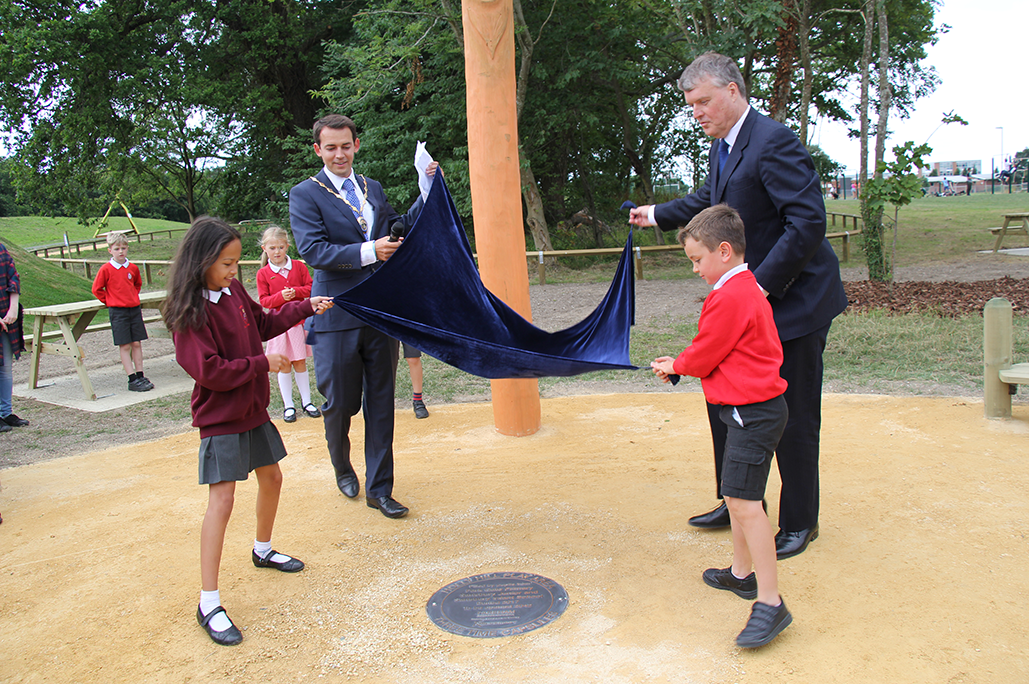 Unveiling of plaque