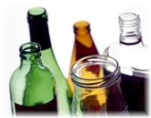 Glass bottles and jars