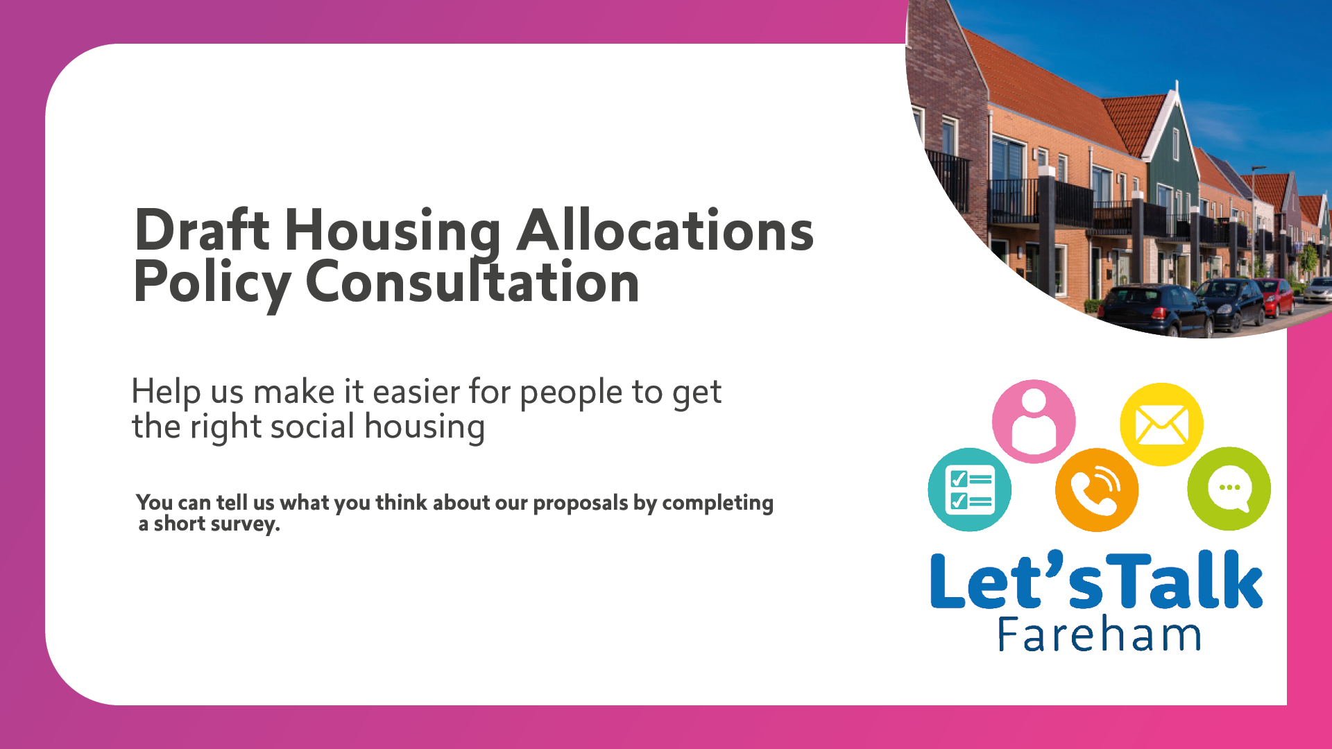 Draft Housing Allocations Policy Consultation