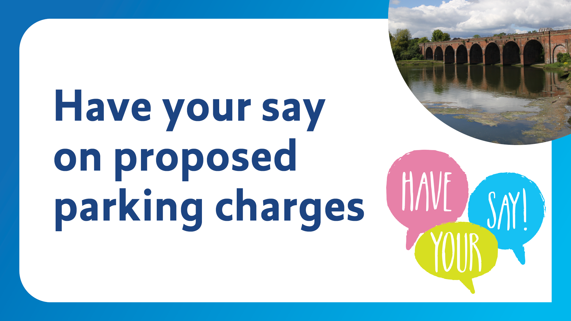 Have your say on proposed parking charges