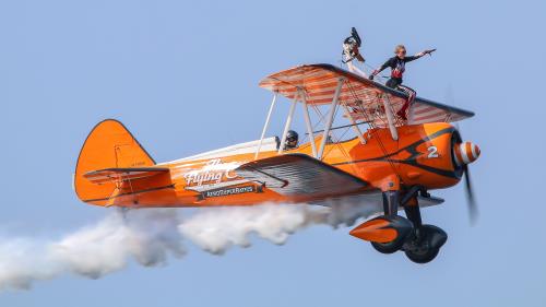 The AeroSuperBatics - the World's only wing walking team 